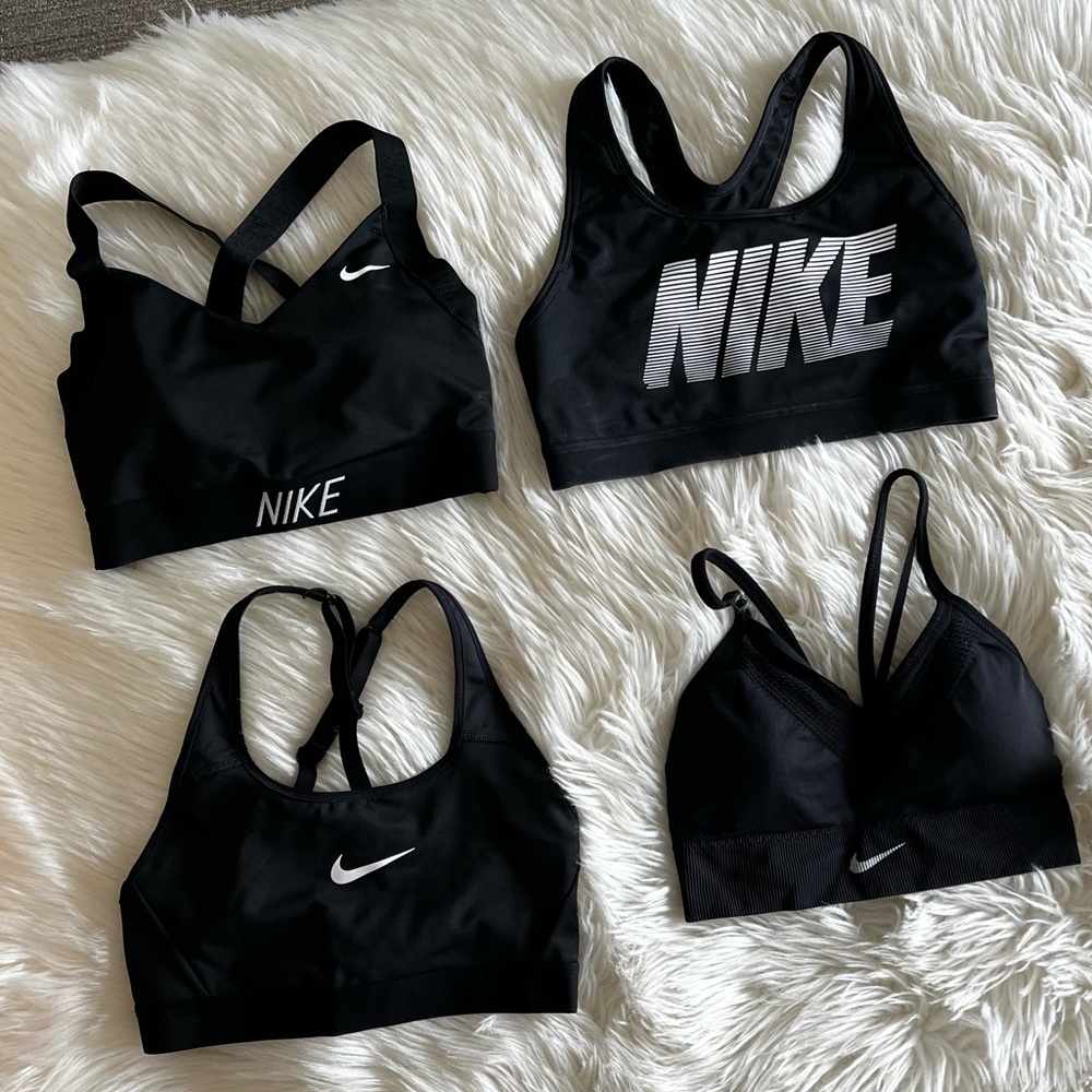 Nike Black Sports Bras - Bundle of 4!
